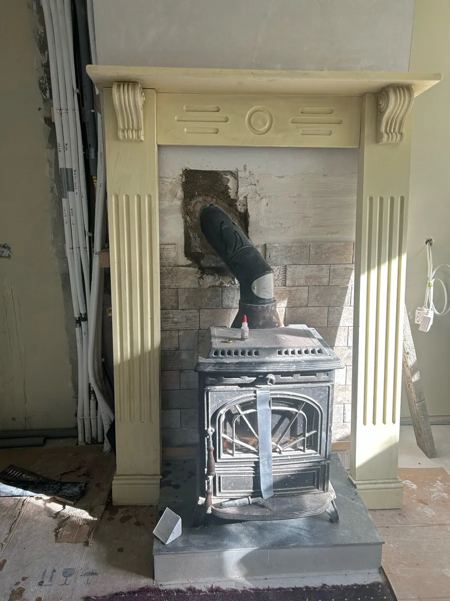 Ornate fire surround and mantelpiece - Image 1