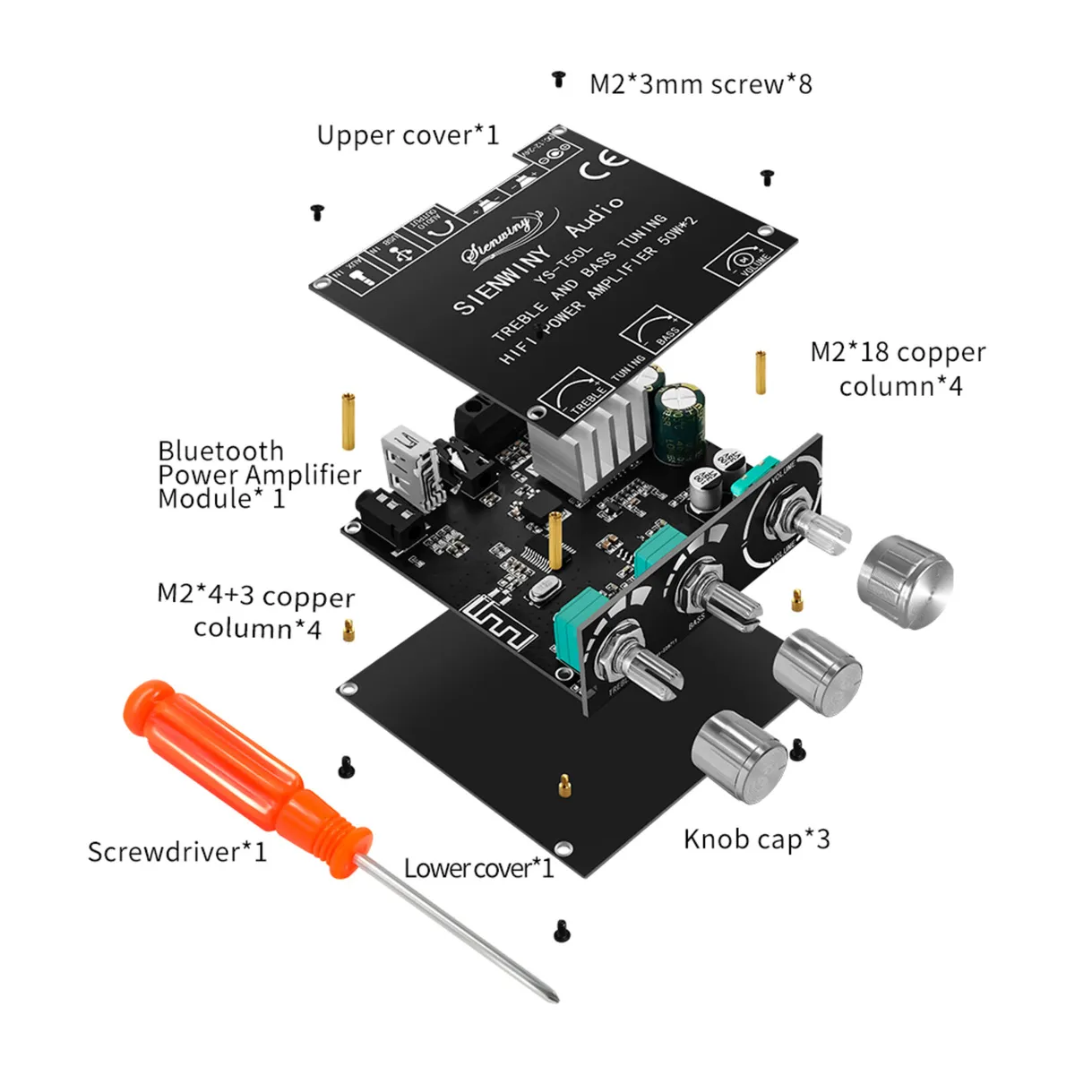 YS-T50L Amplifier Sienwiny🎶🎵🎶🎵🔊+⚡🔌 - Image 3