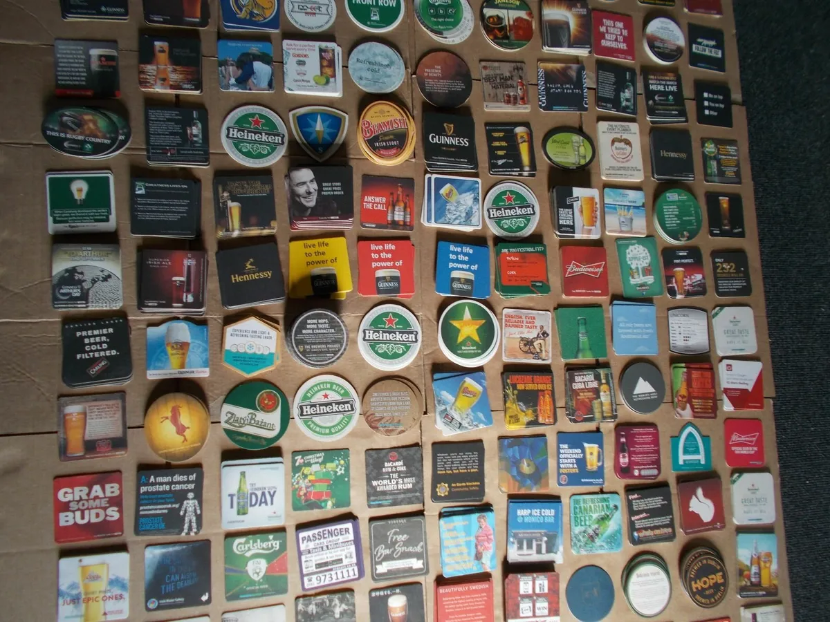 Collection of 800 Beer Mats. **New** - Image 4