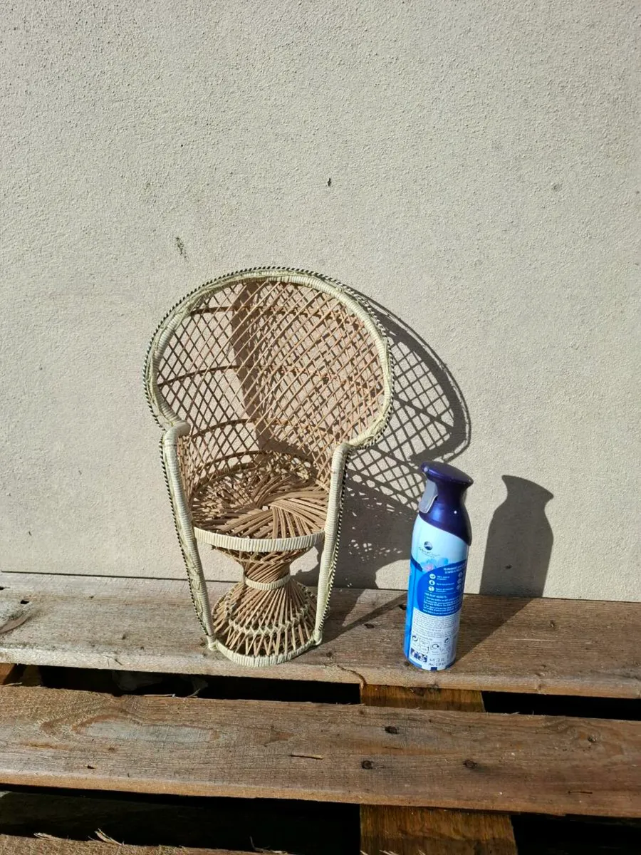 By post only decorative rattan stand chair - Image 1
