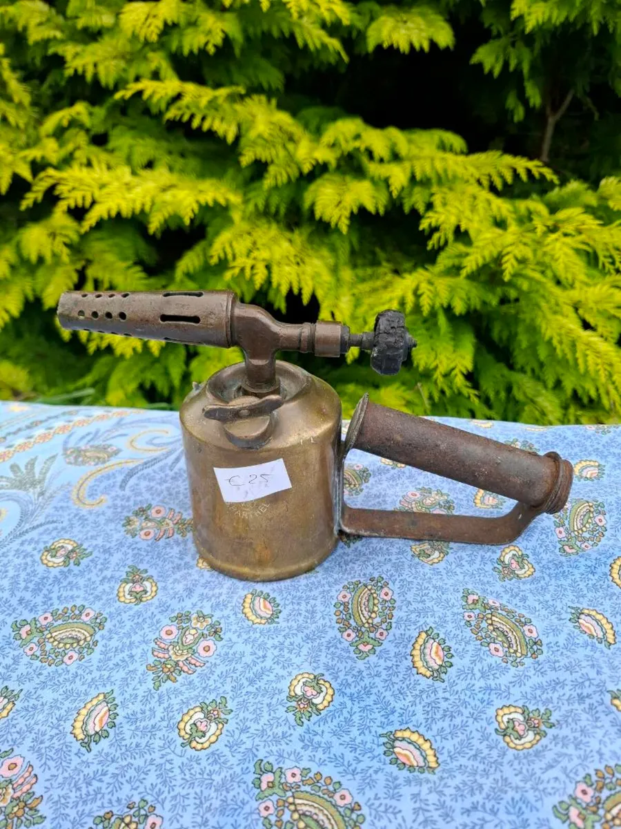 By post only vintage brass handtool - Image 1