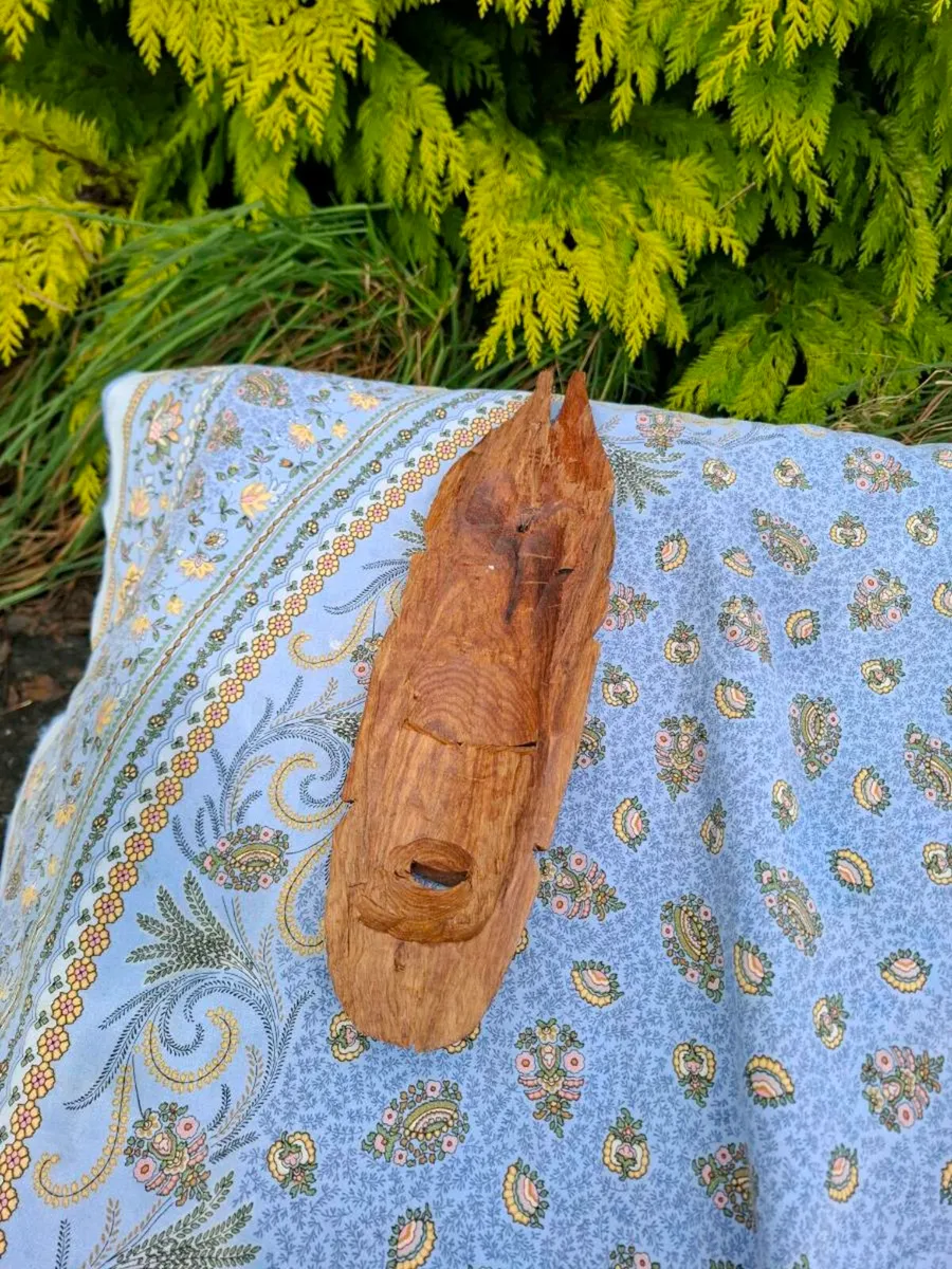 By post only african wood mask - Image 2
