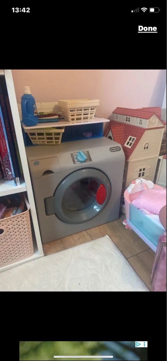 Kids toy washing machine