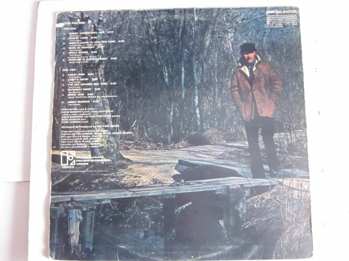 Tom Paxton Vinyl LP's X2 - Image 3