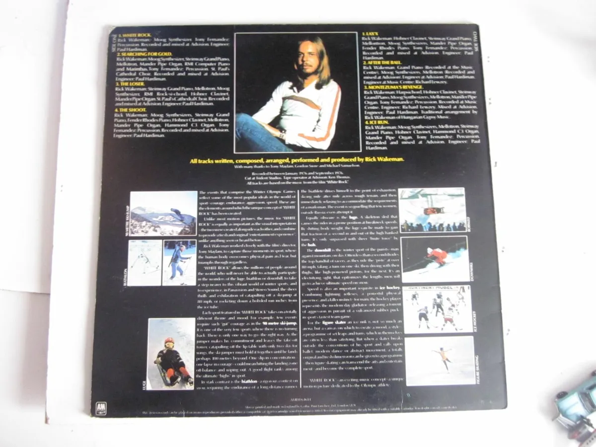 Rick Wakeman White Rock Vinyl LP - Image 2