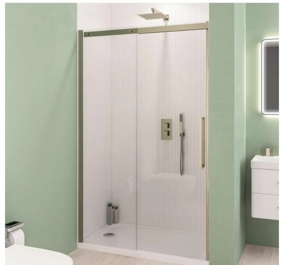 BATHSHACK CORK - Designer 1400mm Sliding Door