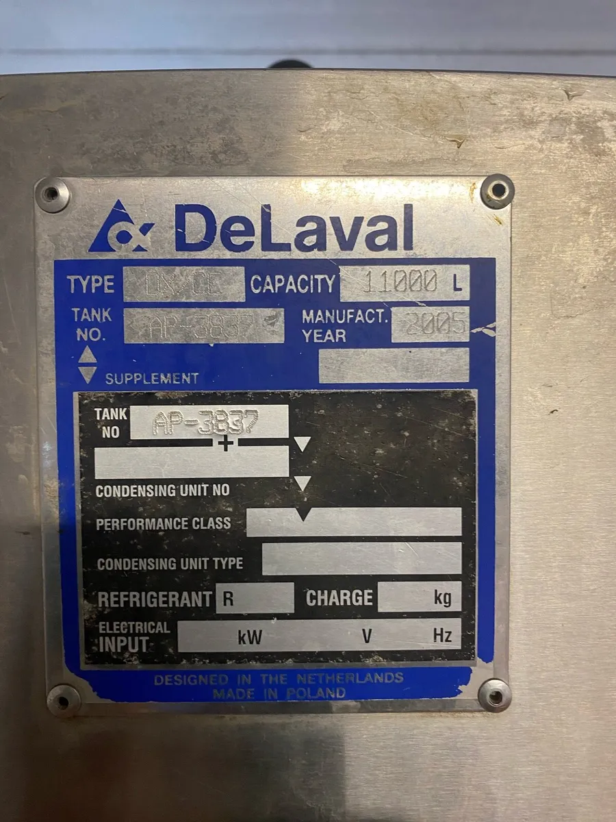 Delaval 11000lt milk tank - Image 3