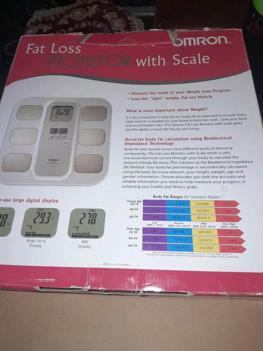 Omron fat loss monitor with scales - Image 3
