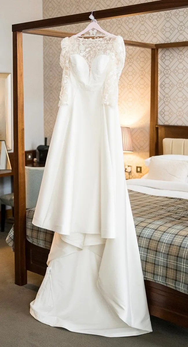 Justin Alexander Signature mikado wedding dress - Image 1