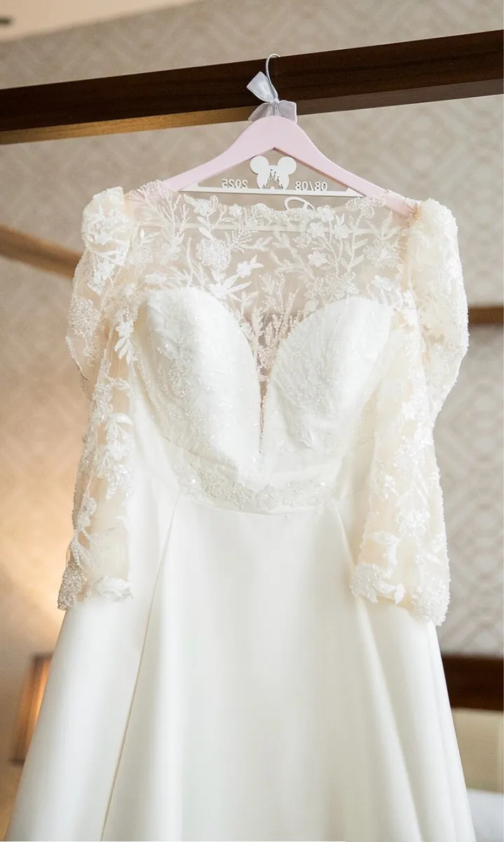 Justin Alexander Signature mikado wedding dress - Image 2