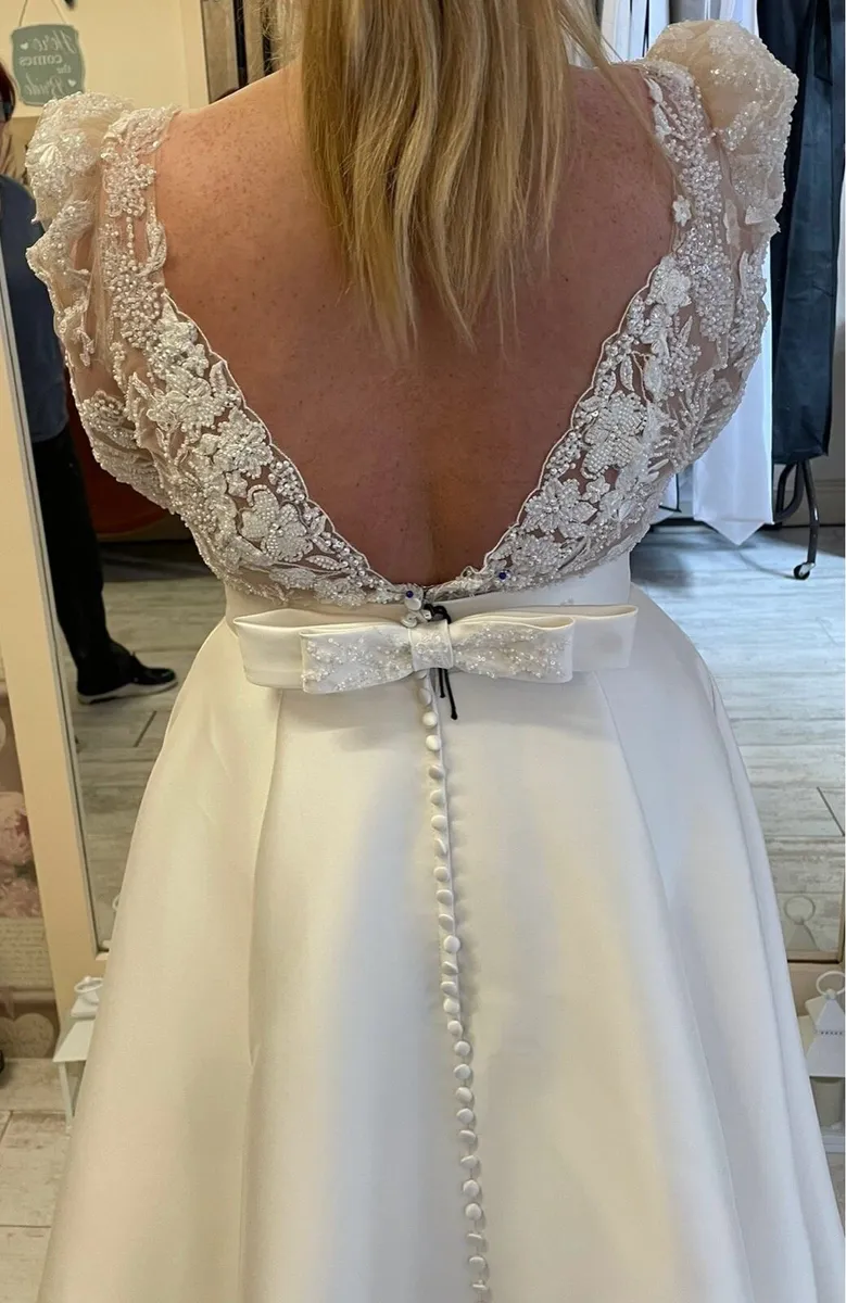 Justin Alexander Signature mikado wedding dress - Image 3