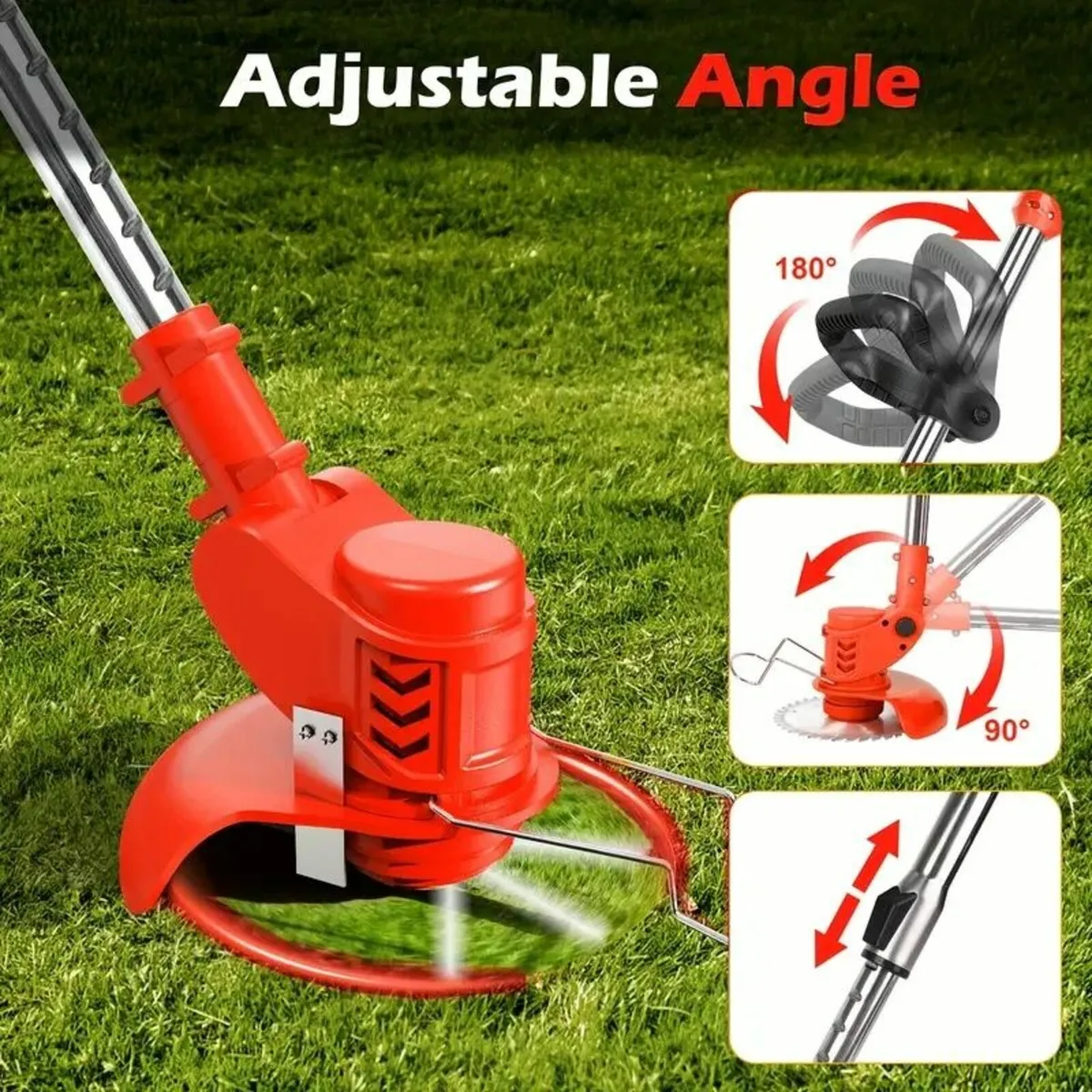 Electric Grass Trimmer, Lawn Edger, Mower For Yard - Image 3
