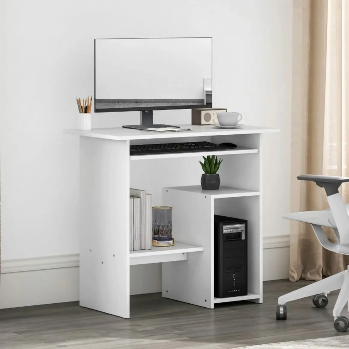 Computer Desk, Desk, Particleboard, Metal, 80 x 45 - Image 3