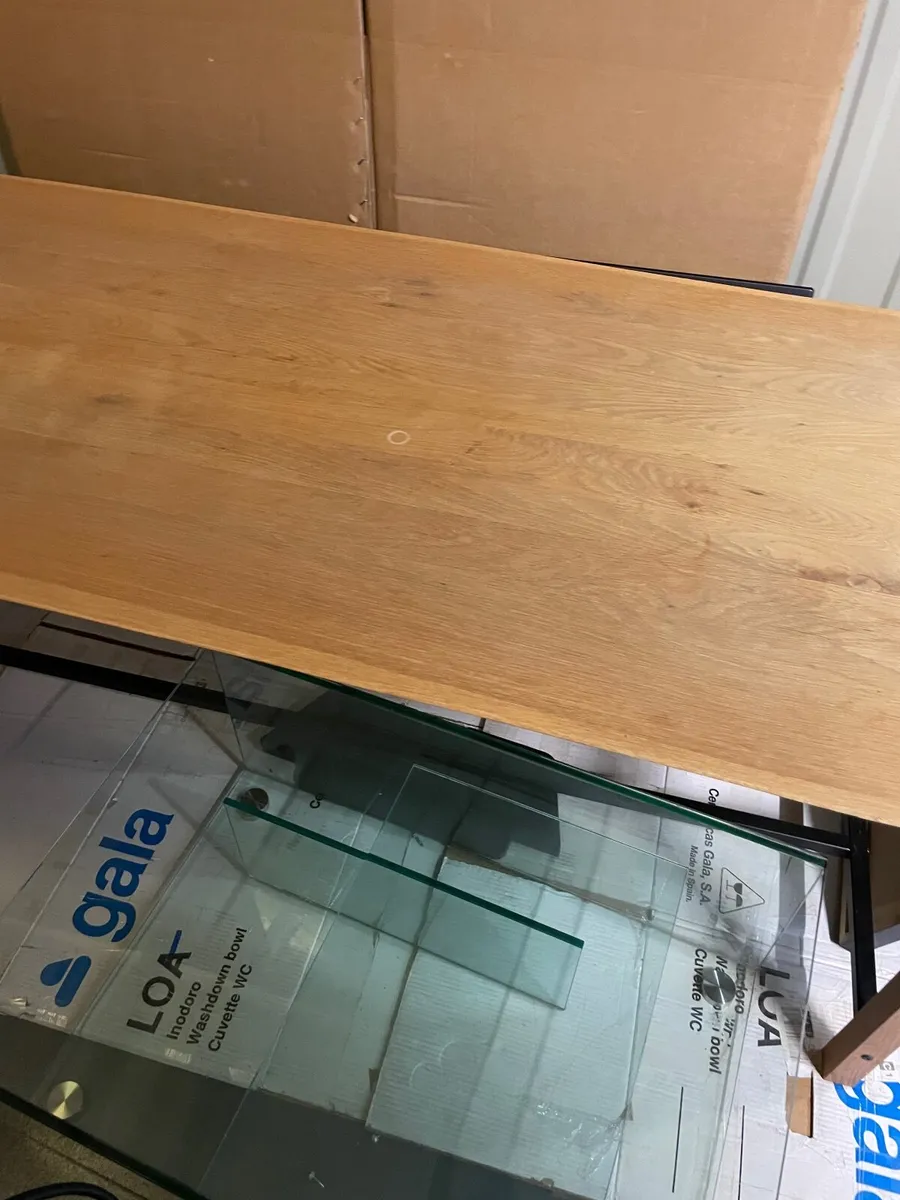 Solid Oak Dining Table - Image 3