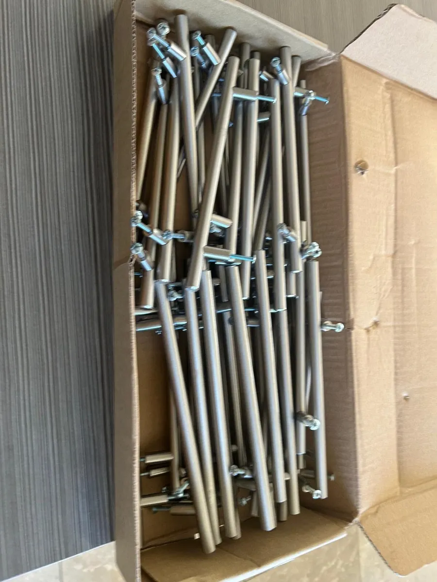 Stainless steel cupboard handles - Image 1