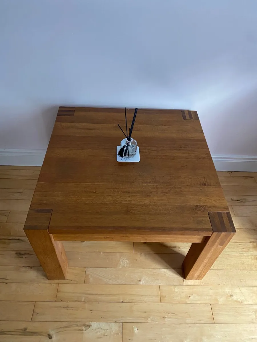 Solid wood coffee table