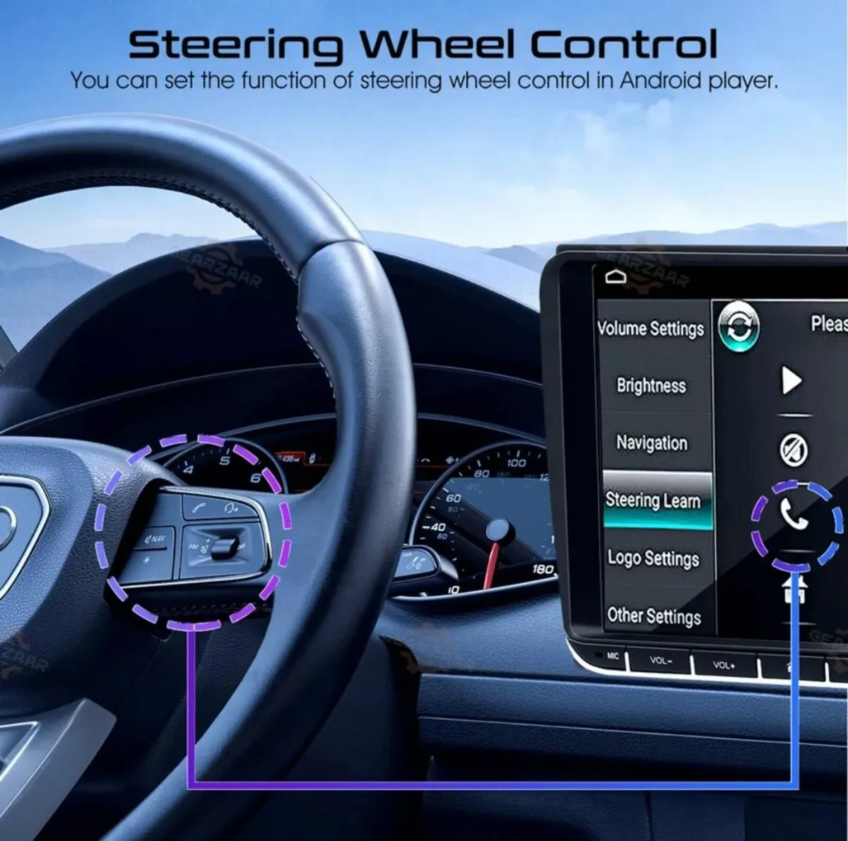VW GOLF MK5 MK6 9" Apple Carplay Car Stereo Radio - Image 3