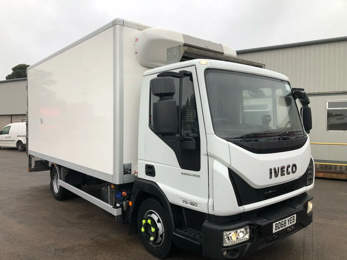 2018 Iveco 75-160 16 ft fridge box - Image 1