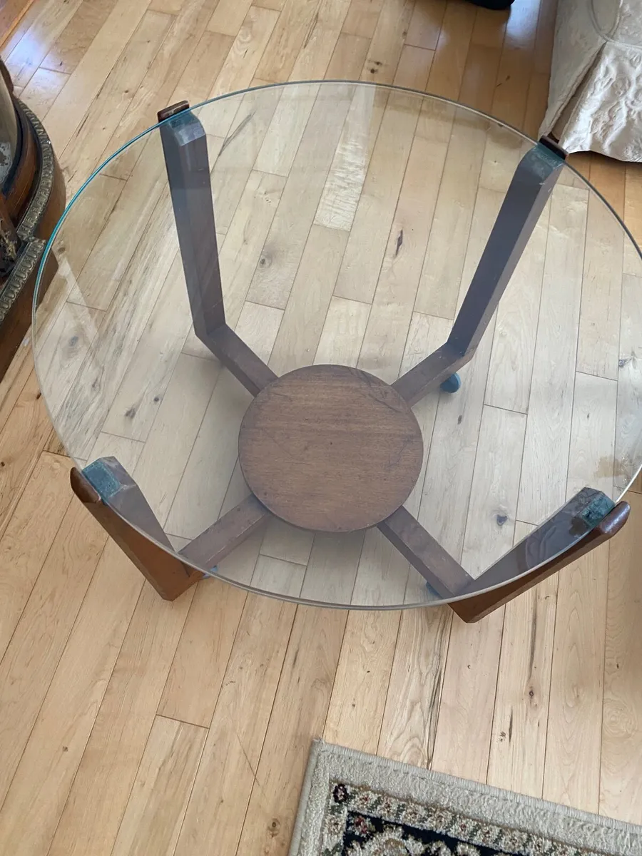 Glass coffee table - Image 2