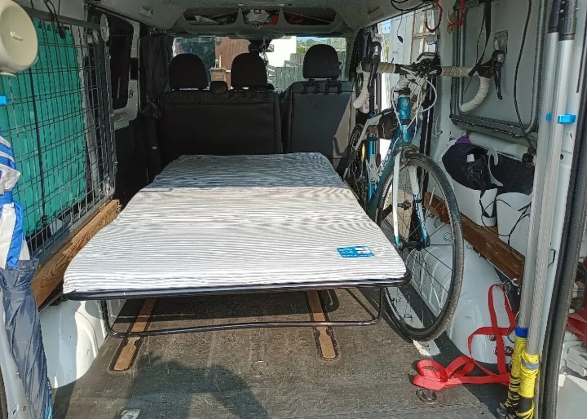 Single fold out camper van campervan bed - Image 2