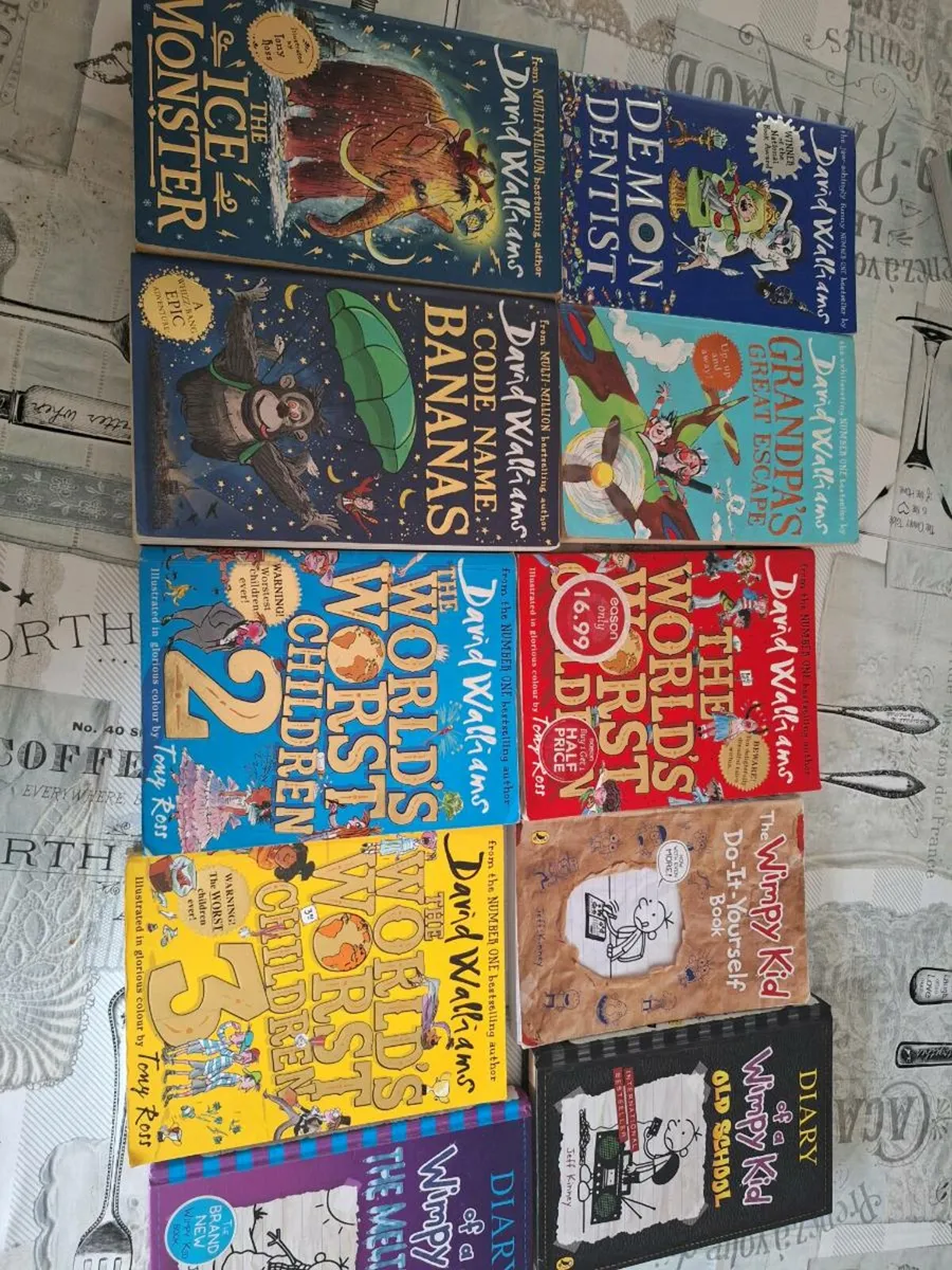 David Williams and Diary of a wimpy kid books - Image 3