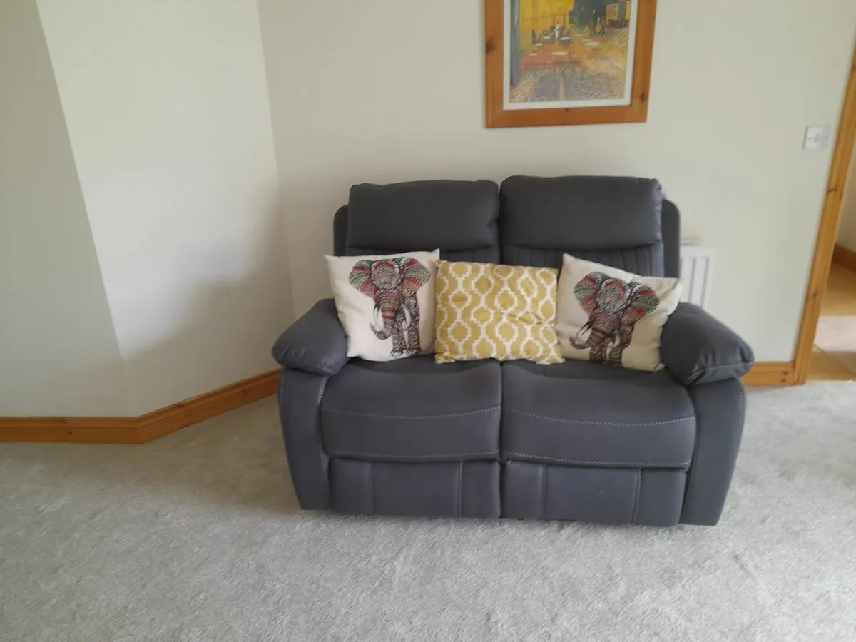 Sofa 2 Seater Barkley  Manual Recliner - Brand New - Image 1