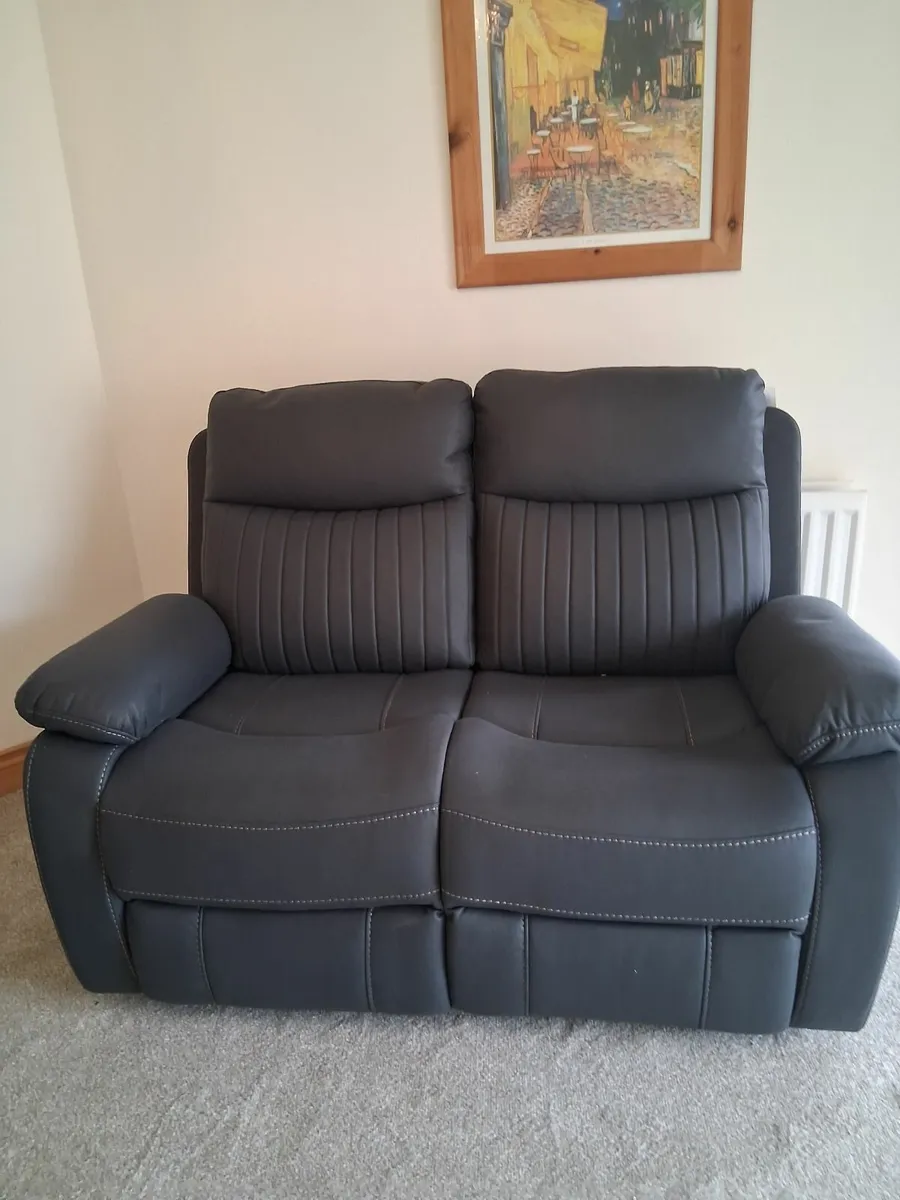 Sofa 2 Seater Barkley  Manual Recliner - Brand New - Image 4