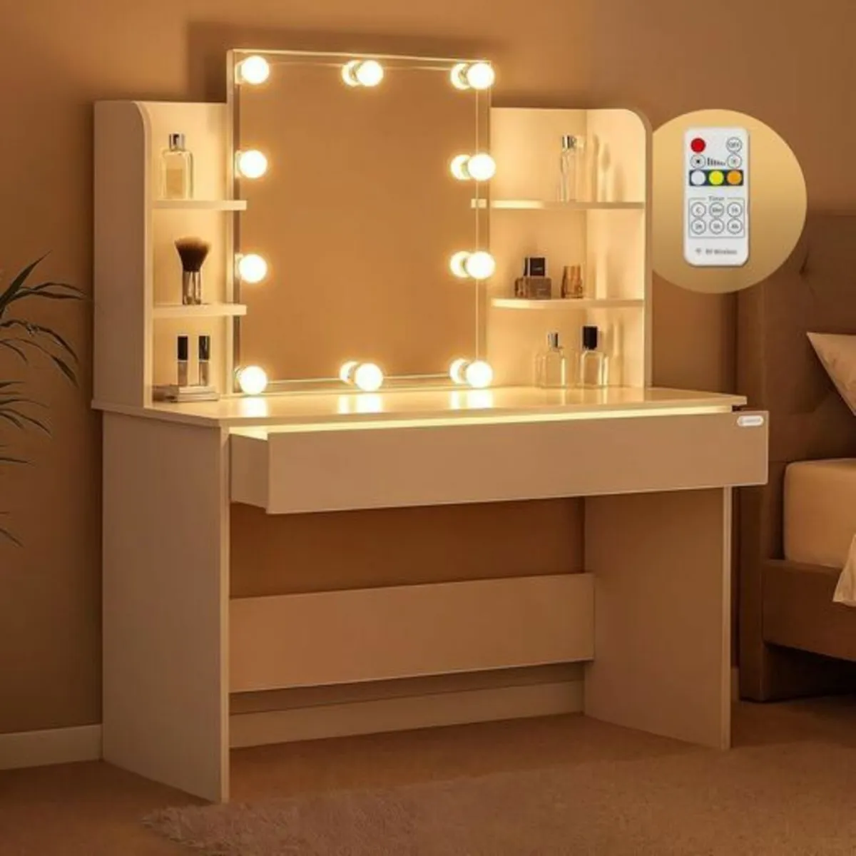 Dressing table LED lights and remote - Image 1