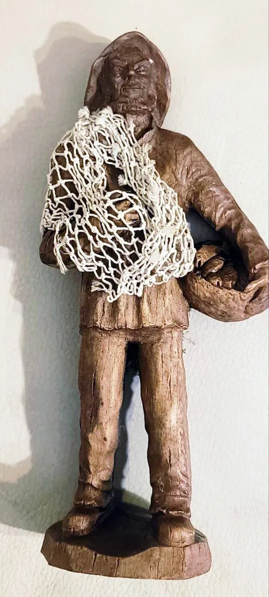 Vintage Irish wooden fisherman.  Fish Catch - Image 4