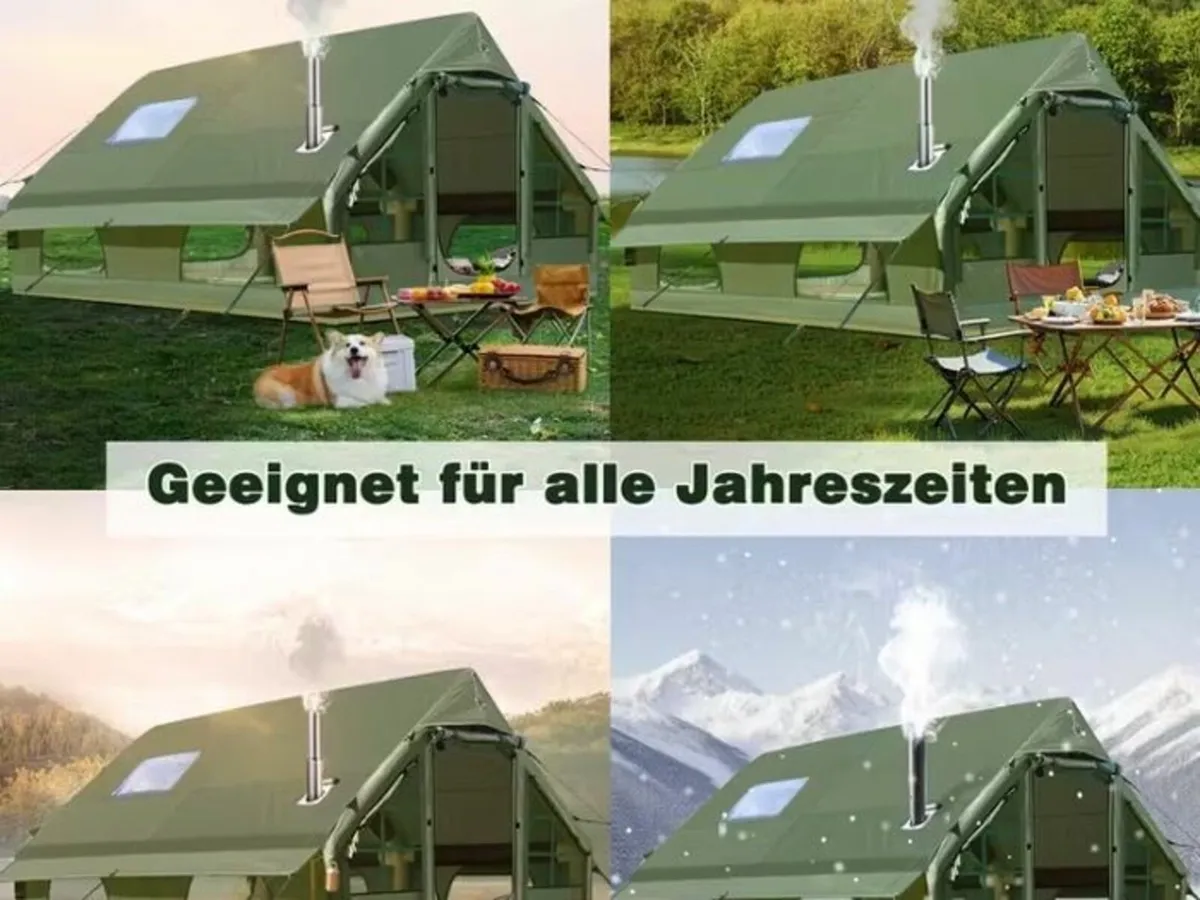 Glamping Tent 6-10 people Family Inflatable tent w - Image 3