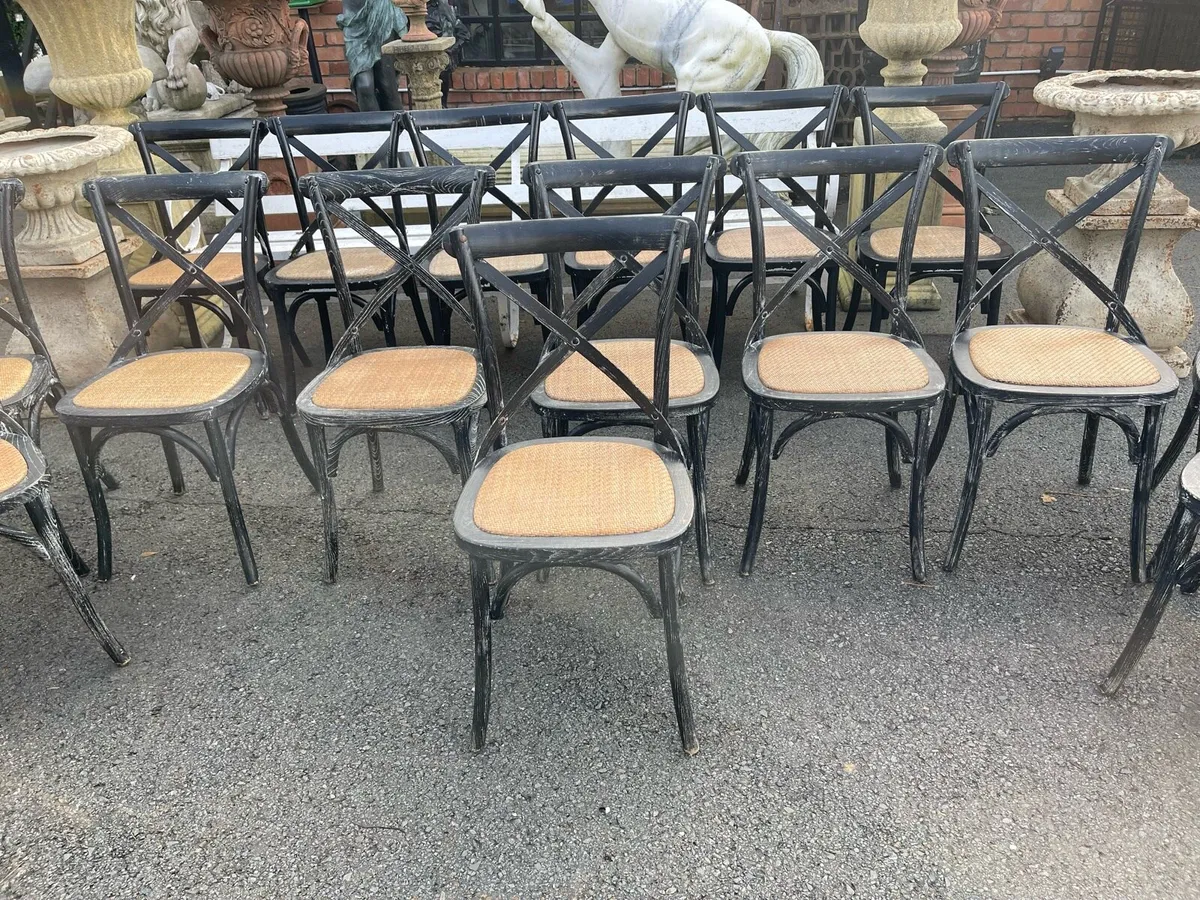 18 French 🇫🇷 cafe bistro restaurant chairs 🪑 - Image 1