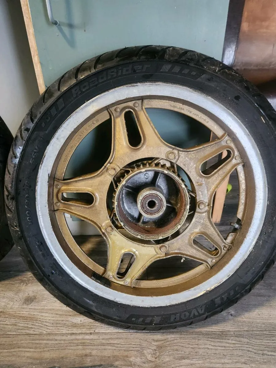 Honda 250/400N superdream wheels - Image 3
