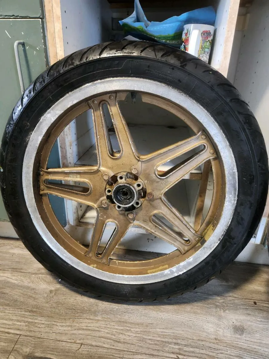 Honda 250/400N superdream wheels - Image 4