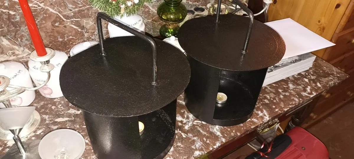 Old Metal Braising Pots - Image 1