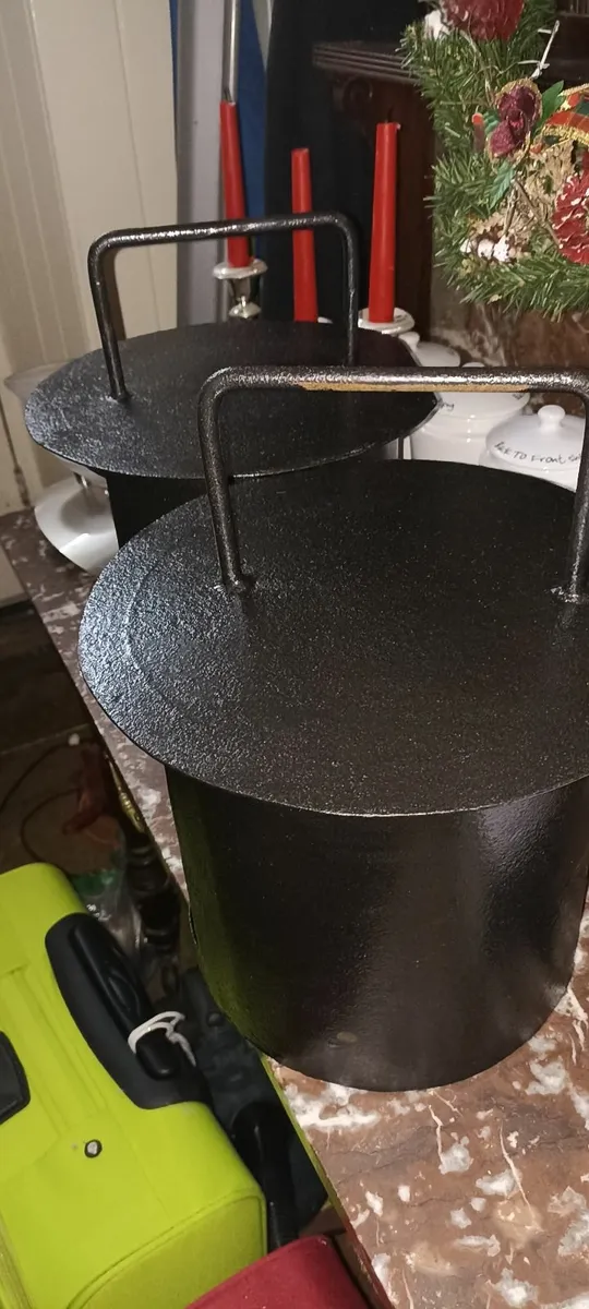 Old Metal Braising Pots - Image 2