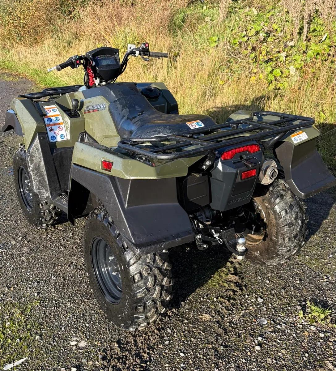 2024 Suzuki 750 axi Kingquad like new - Image 3