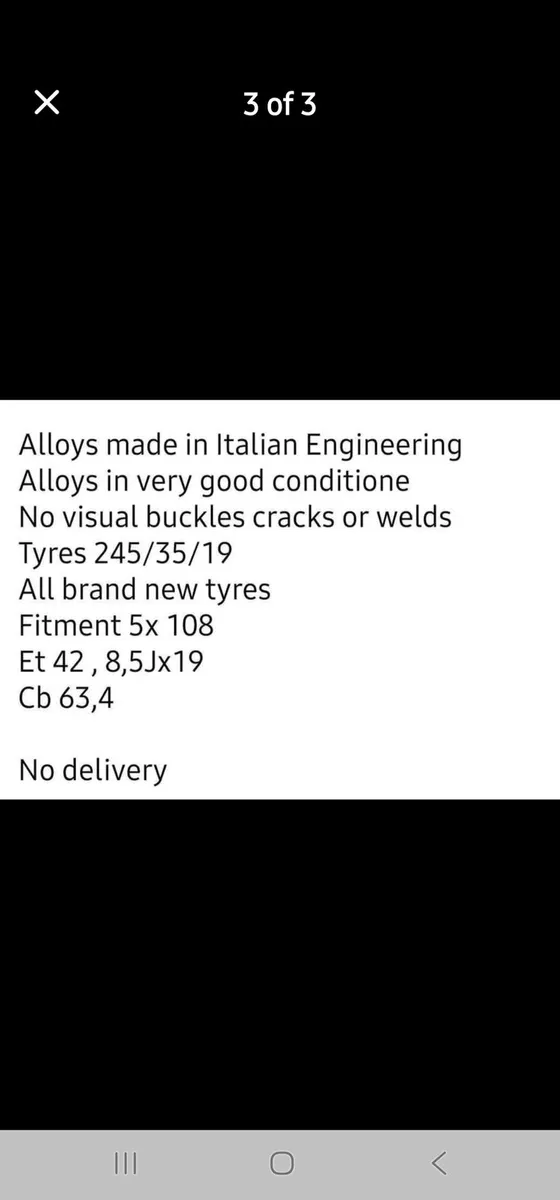 19" alloys & tyres brand new! - Image 3
