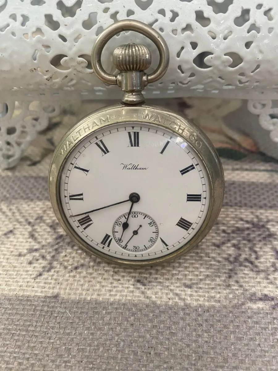 Pocket watch by Waltham. - Image 1