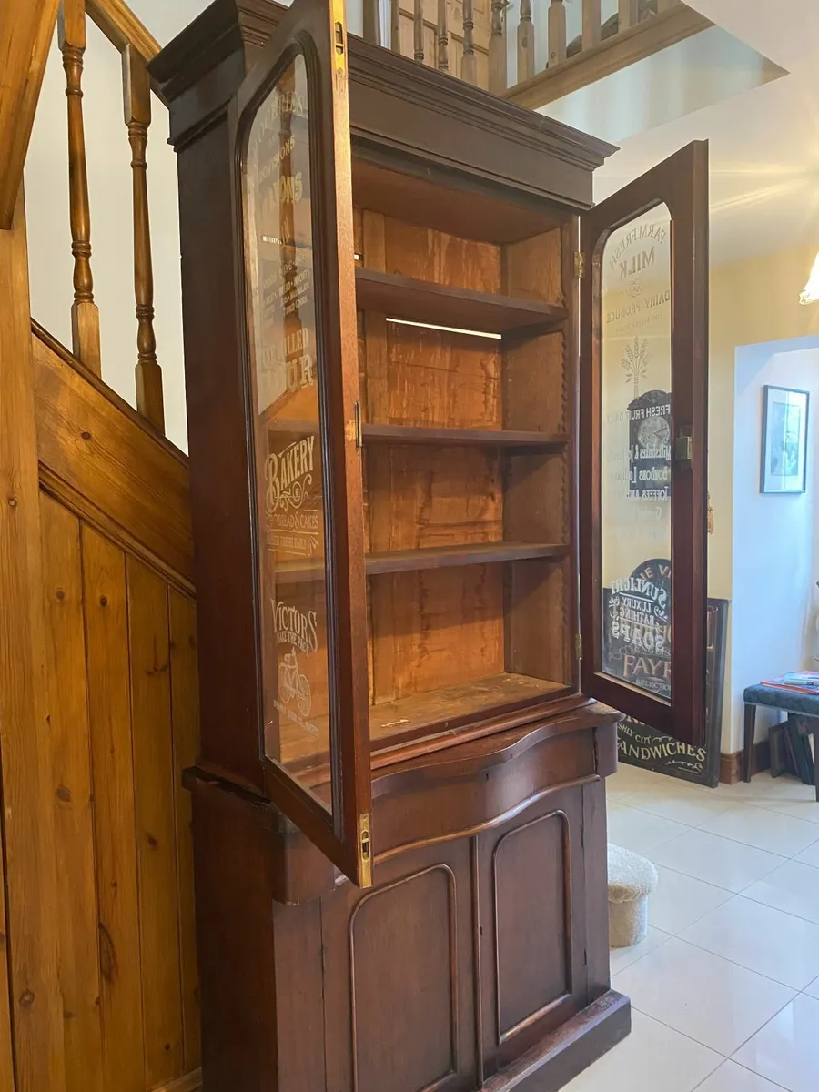 Glazed Cabinet 7.5ft approx. NATIONWIDE DELIVERY - Image 3