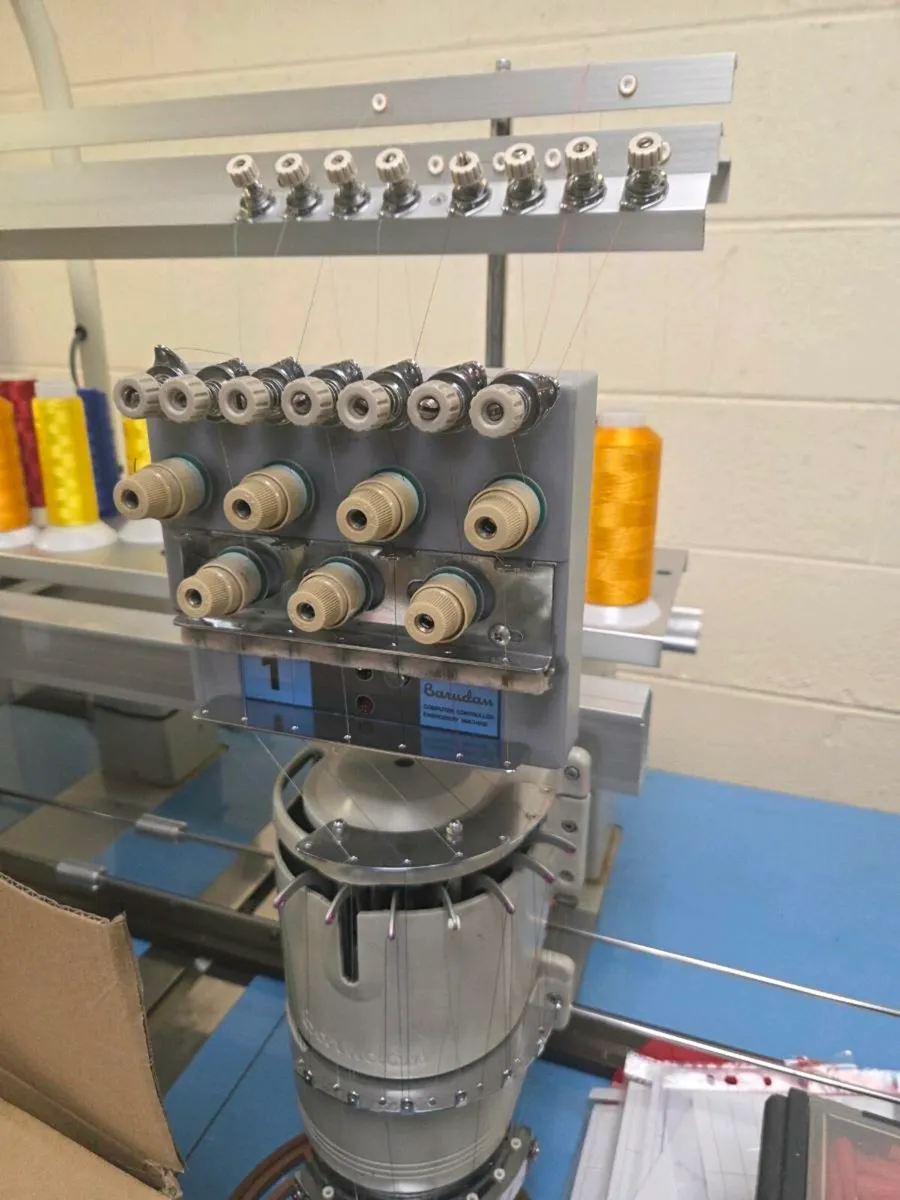 Barudan 6 head 7 Colour Embroidery machine - Image 2