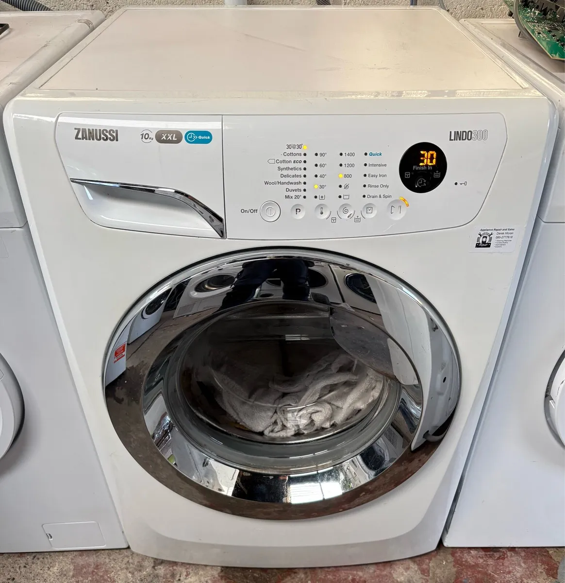 Zanussi Washing Machine - 10kg Drum - Image 2