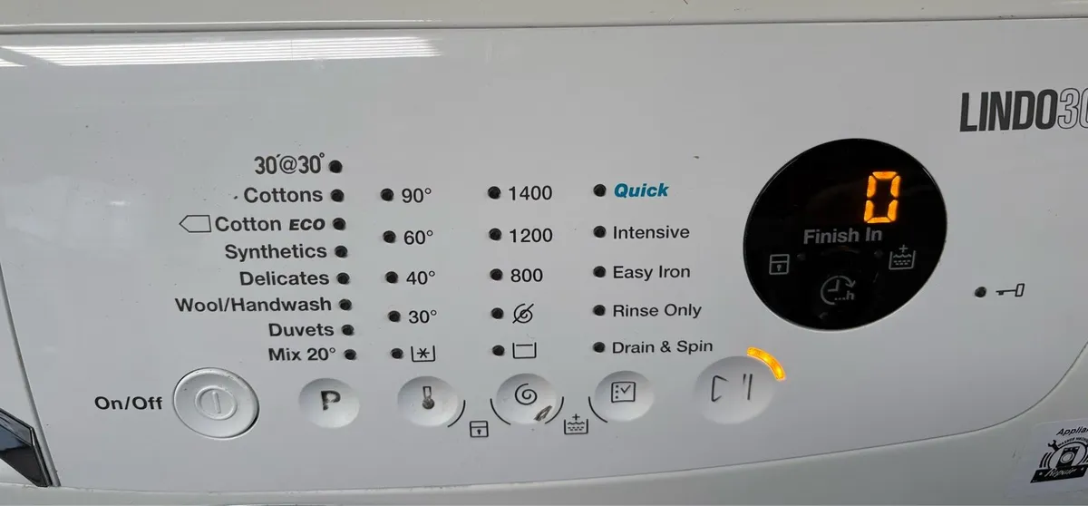Zanussi Washing Machine - 10kg Drum - Image 4