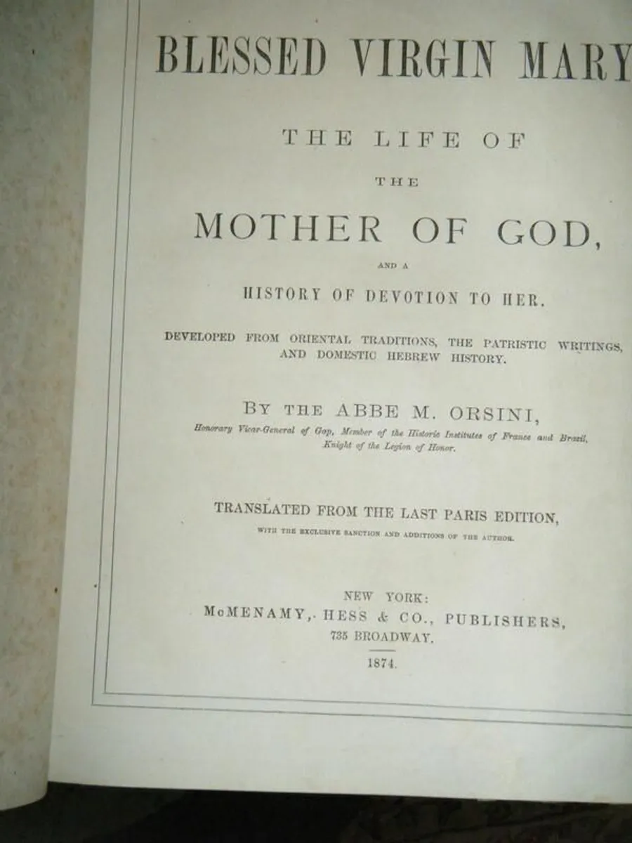 BOOK - Blessed Virgin Mary - Image 2