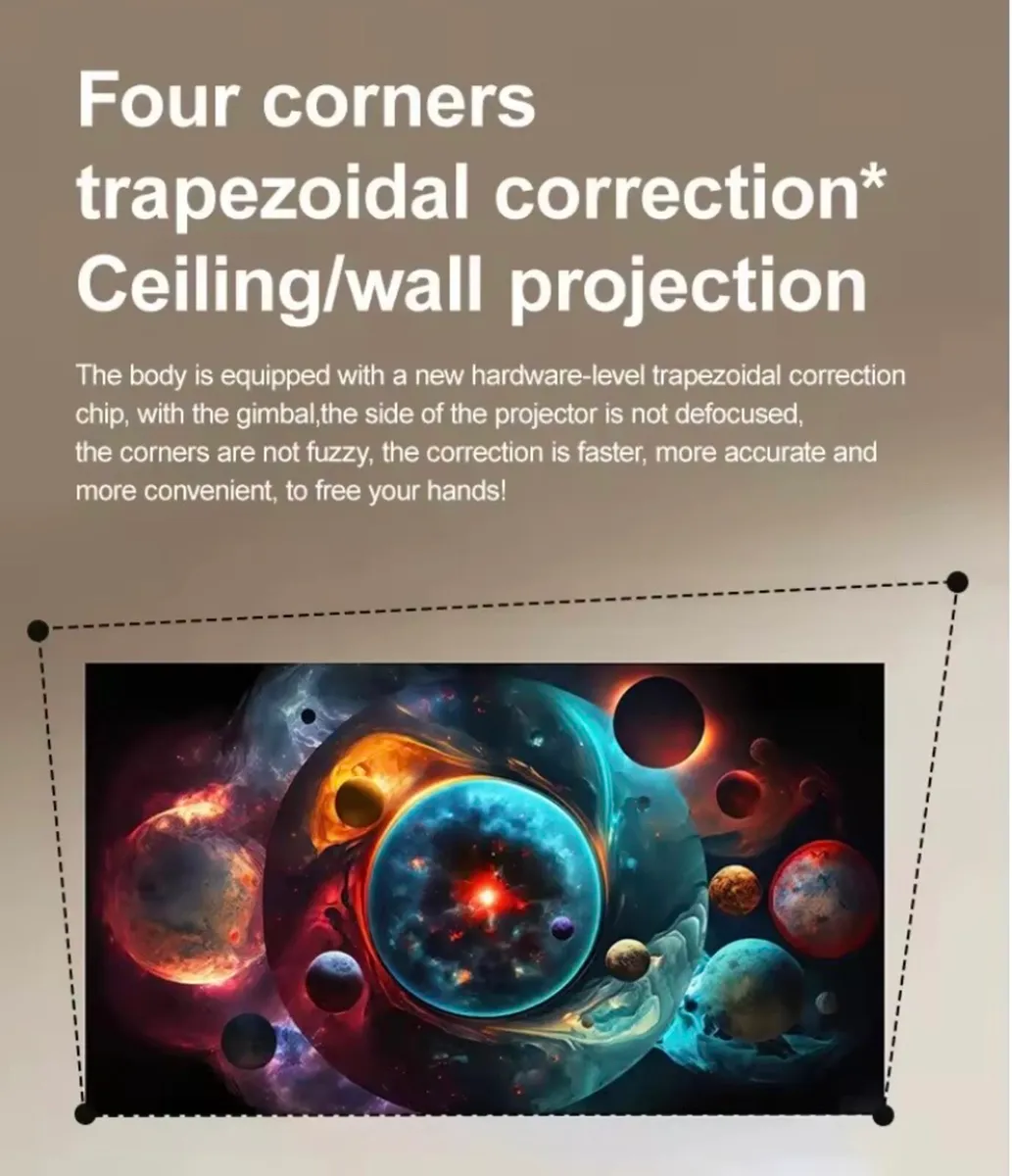 4k Smart Portable Mini Projector - Image 3