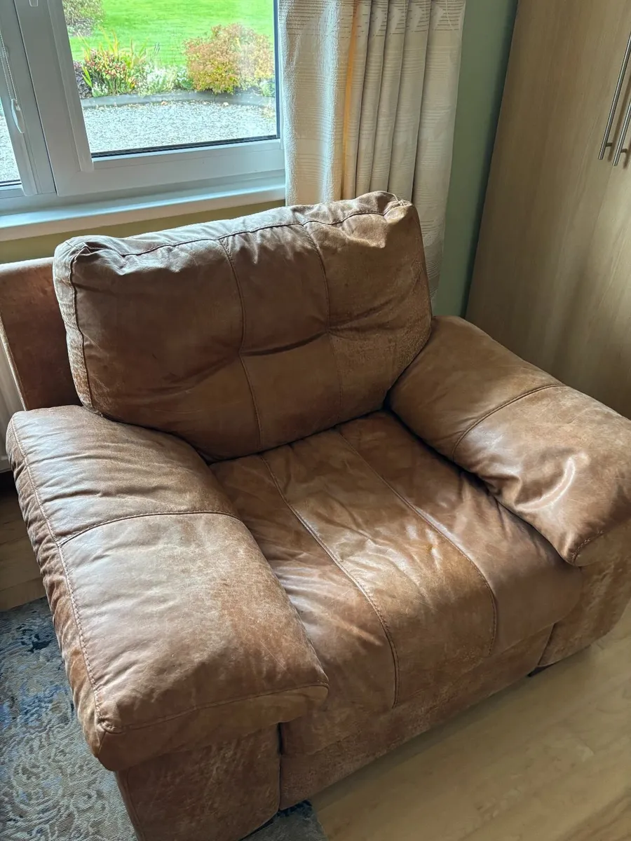 Corner Sofa and Arm Chair - Image 4