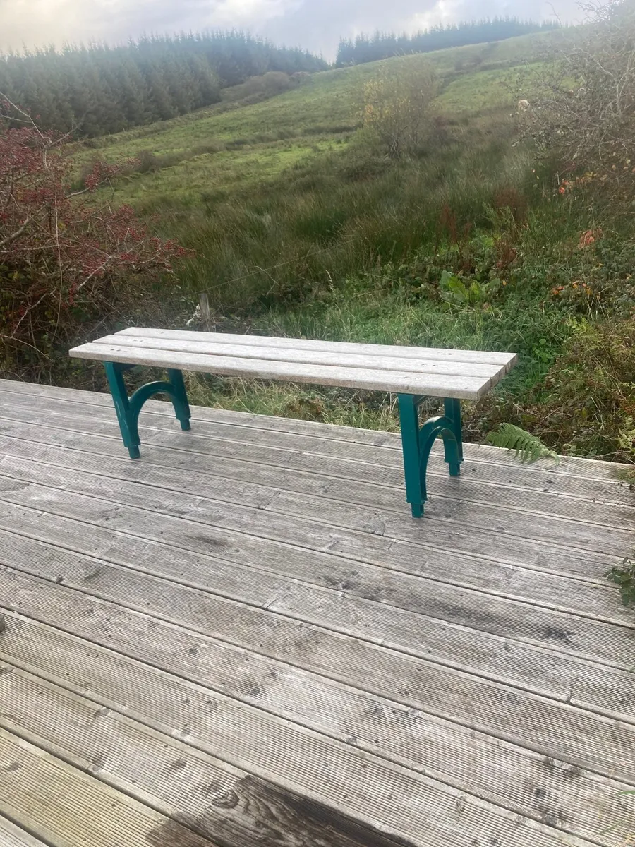 Cast Iron and Teak - Garden Benches - Image 1