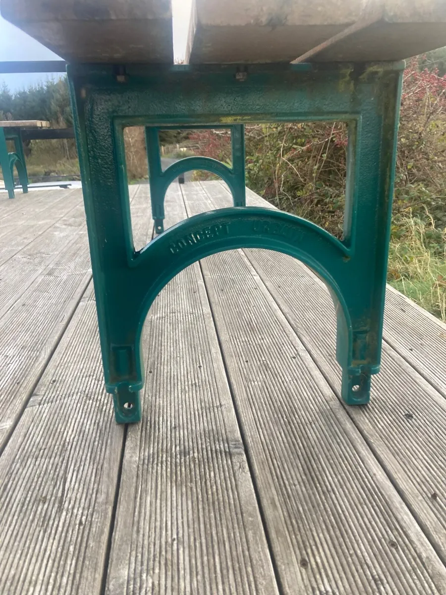 Cast Iron and Teak - Garden Benches - Image 3