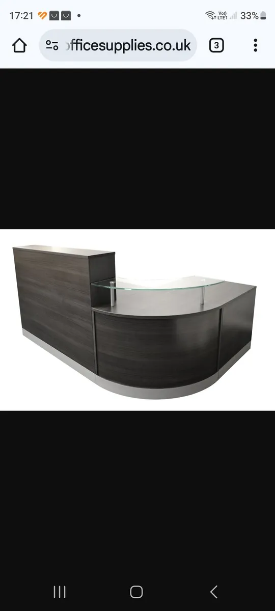 Brand new reception desk 75% off - Image 2