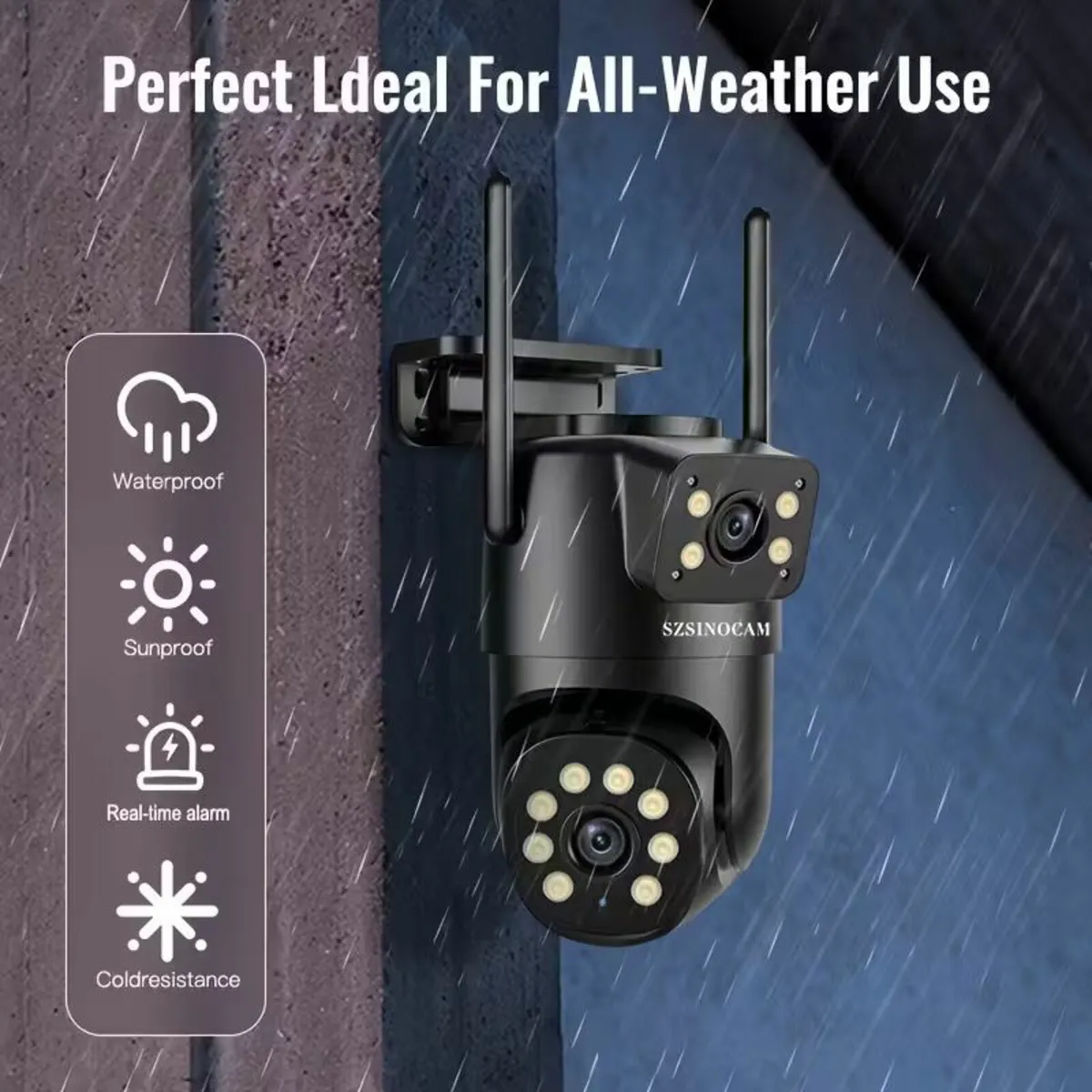 Camera Outdoor PTZ Wireless IP Dual Lens WiFi - Image 3