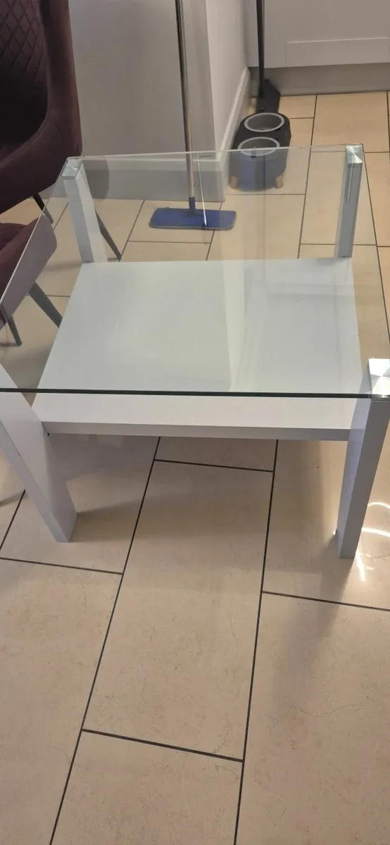 Ex Arnotts Large Glass Side Table - Image 4